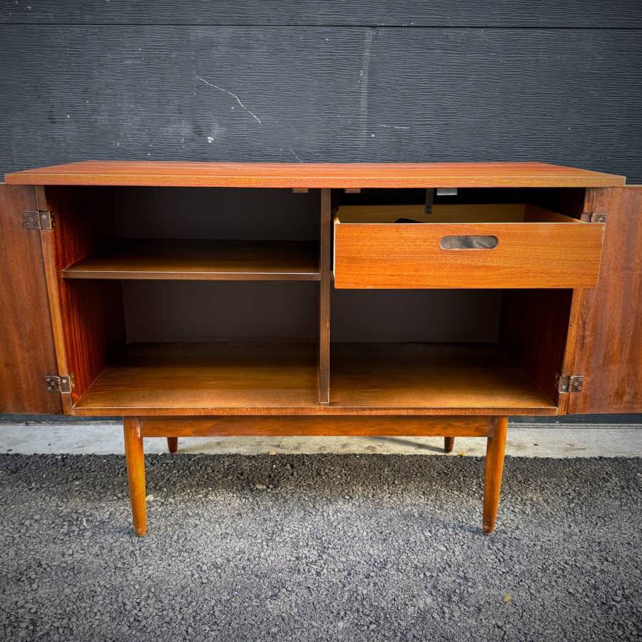 Honderich mid century modern walnut sideboard credenza — photograph 6 of 6