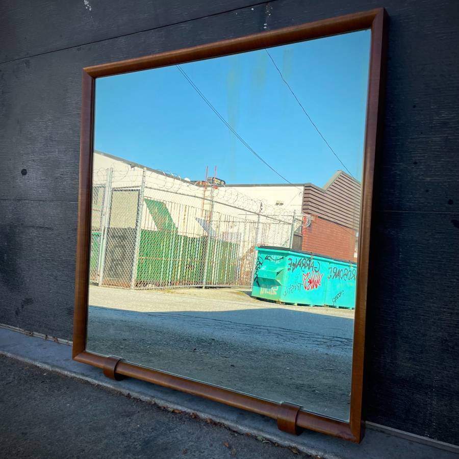 Selection of mid century vintage mirrors — photograph 2 of 6