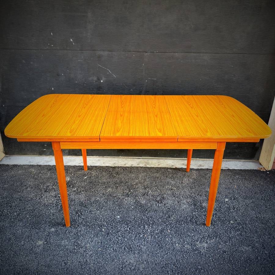 Mid century modern teak style dining table — photograph 8 of 8