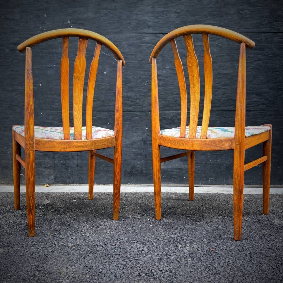 Set of 6 mid century modern dining chairs — photograph 7 of 8