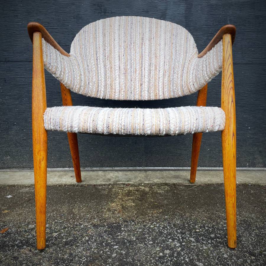 Danish mid century modern teak easy chair — photograph 2 of 7