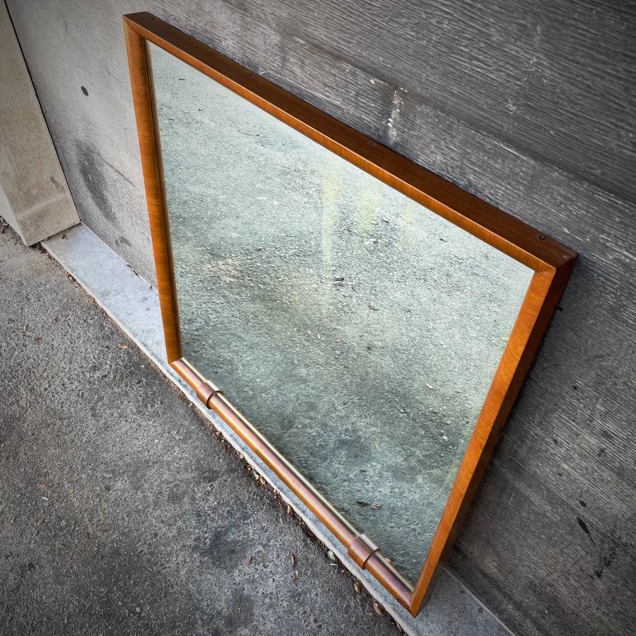 Selection of mid century vintage mirrors — photograph 3 of 6