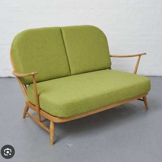 Mid century modern love seat sofa by Ercol — photograph 7 of 9