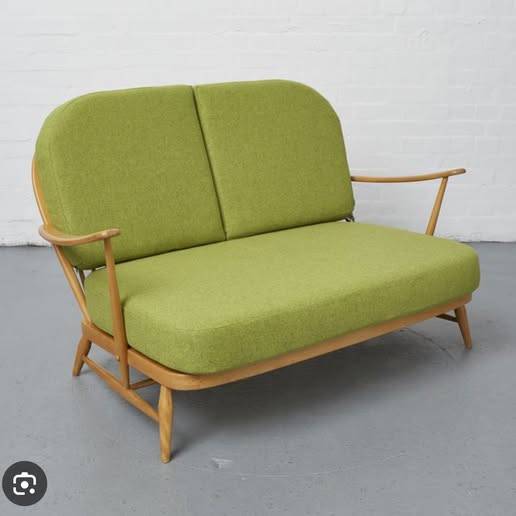 Mid century modern love seat sofa by Ercol — photograph 7 of 9