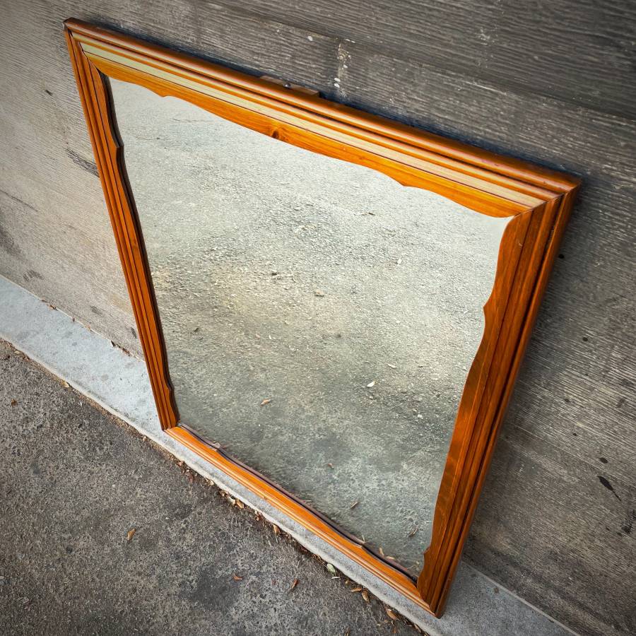 Selection of mid century vintage mirrors — photograph 6 of 6