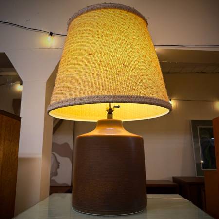 Beautiful large sized Lotte Bostlund mid century lamp