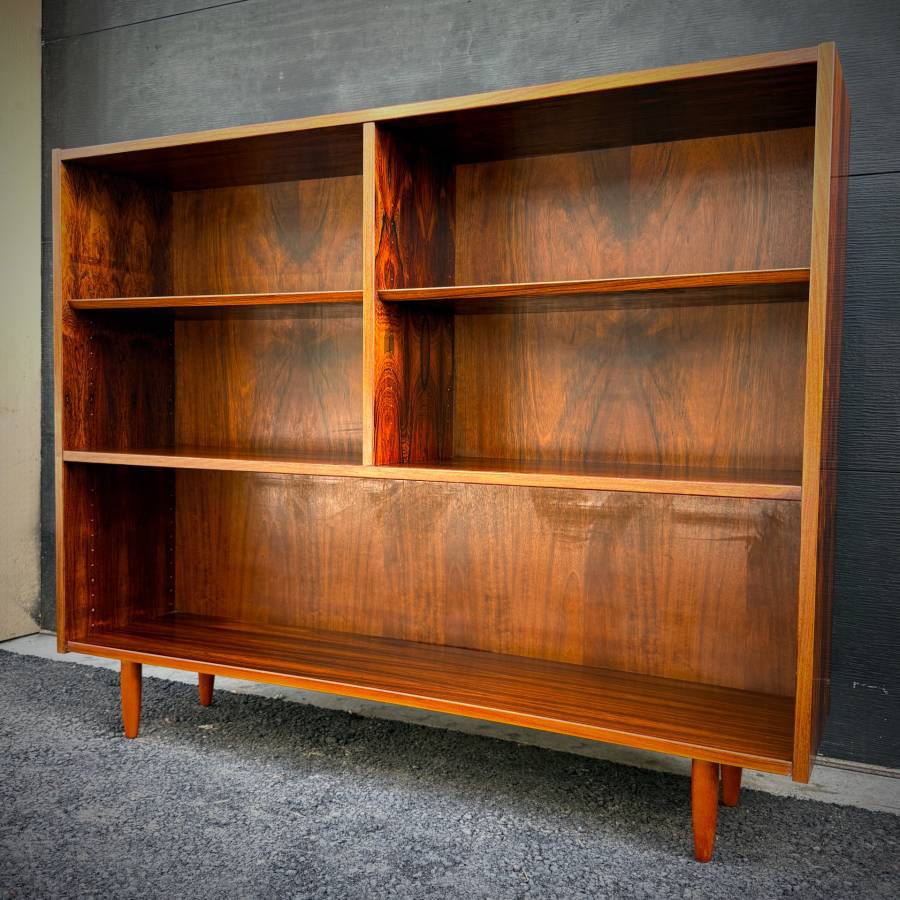 Poul Hundevad danish modern rosewood shelving unit — photograph 3 of 6
