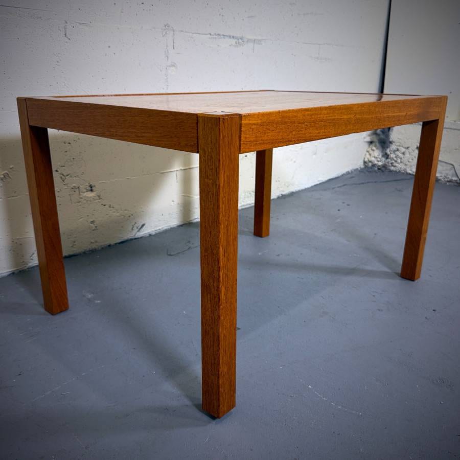 Danish modern teak side table — photograph 3 of 4