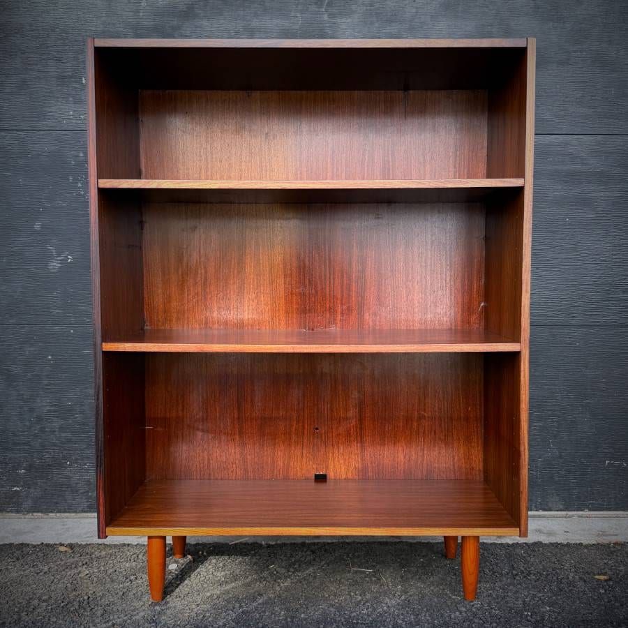 Danish mid century modern rosewood shelf — photograph 2 of 5