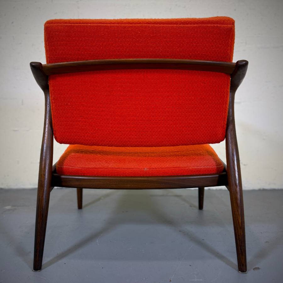 'Tono' teak lounge chair and ottoman by Torbjorn Afdal — photograph 7 of 9