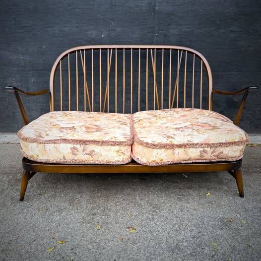 Mid century modern love seat sofa by Ercol — photograph 5 of 9