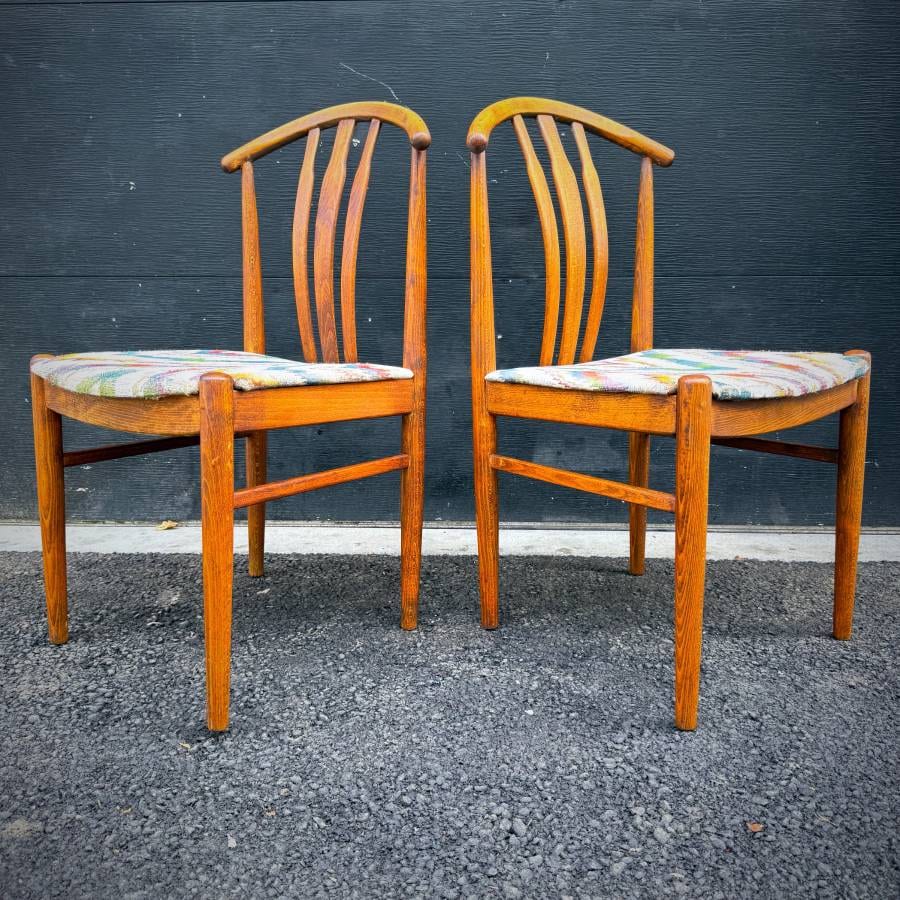 Set of 6 mid century modern dining chairs — photograph 5 of 8