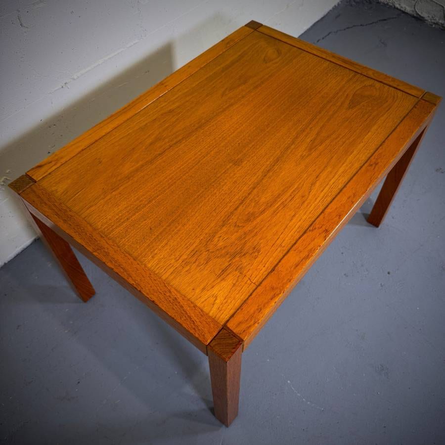 Danish modern teak side table — photograph 4 of 4