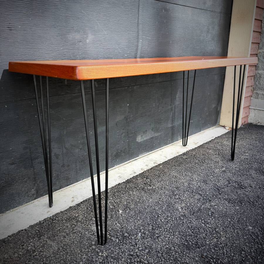 Mid century modern minimal atomic desk — photograph 5 of 5