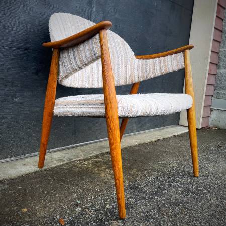 Danish mid century modern teak easy chair