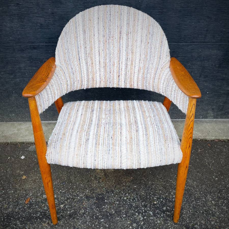 Danish mid century modern teak easy chair — photograph 5 of 7