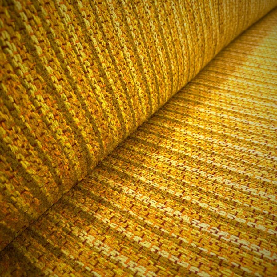 Beautiful mid century modern teak and wool sofa — photograph 7 of 10
