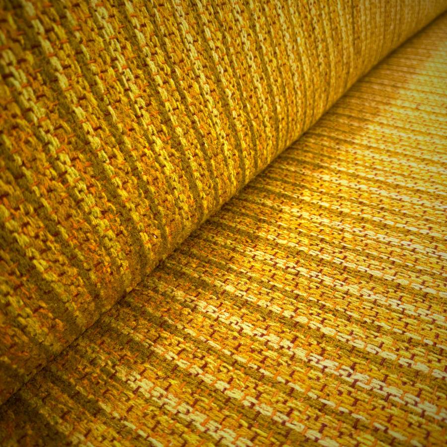 Beautiful mid century modern teak and wool sofa — photograph 7 of 10