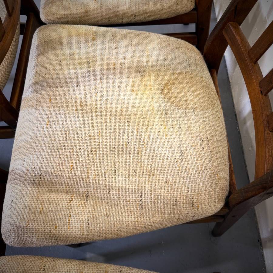 Set of 6 mid century modern rosewood dining chairs — photograph 5 of 8