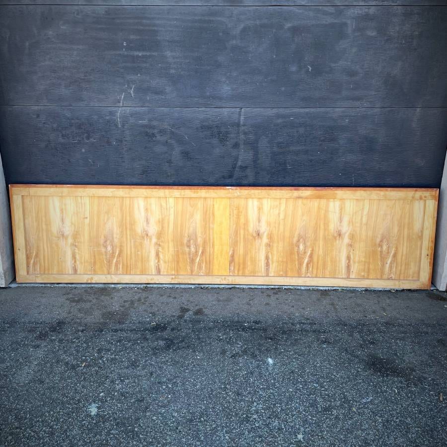 Mid century teak king or queen headboard — photograph 5 of 5