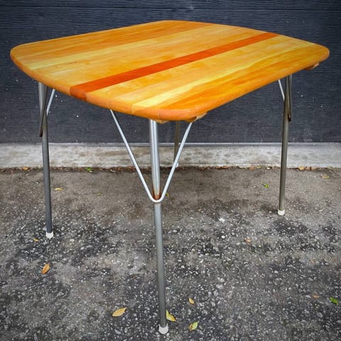 Unique atomic mcm vintage side table