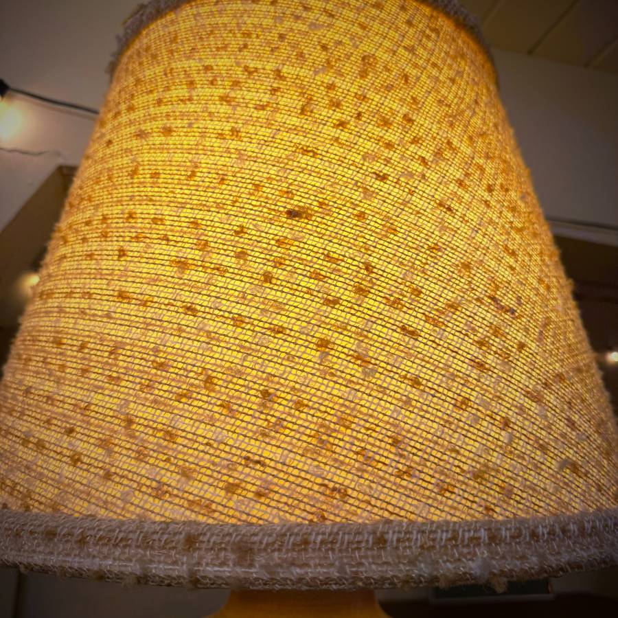 Beautiful large sized Lotte Bostlund mid century lamp — photograph 3 of 4