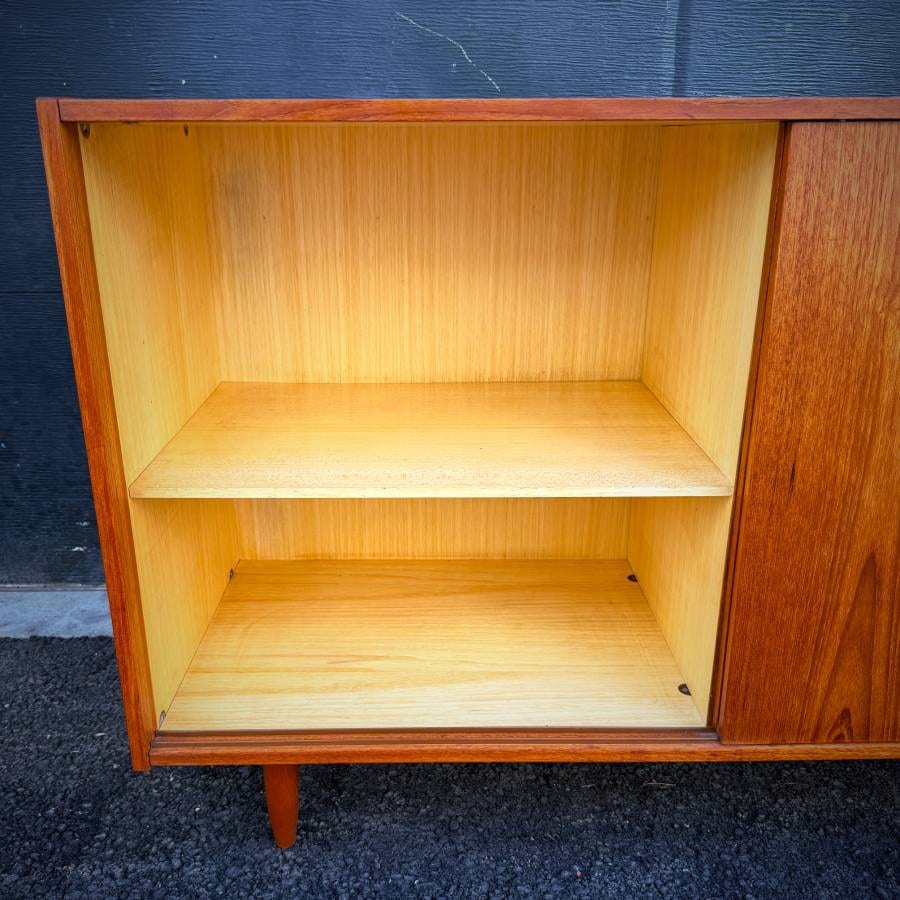 Mid century danish modern teak credenza — photograph 5 of 7