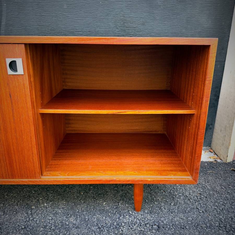 Beautiful danish modern teak extra long credenza — photograph 8 of 8