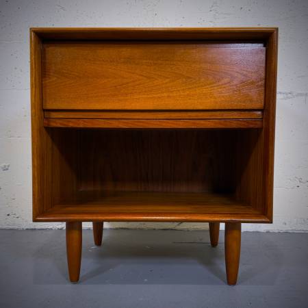 Stunning danish modern teak bedside table