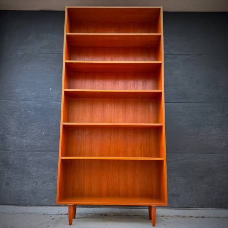 Stunning high quality danish modern teak shelf