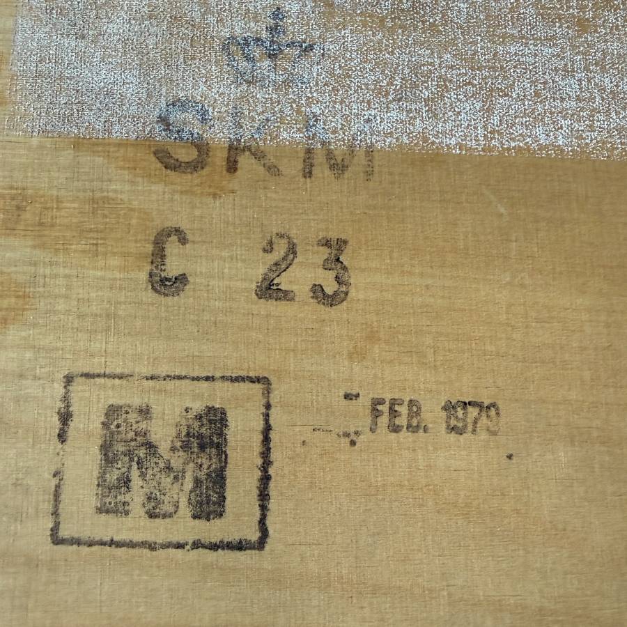 Danish modern oak vintage shelving unit by SKM Mobler — photograph 6 of 6