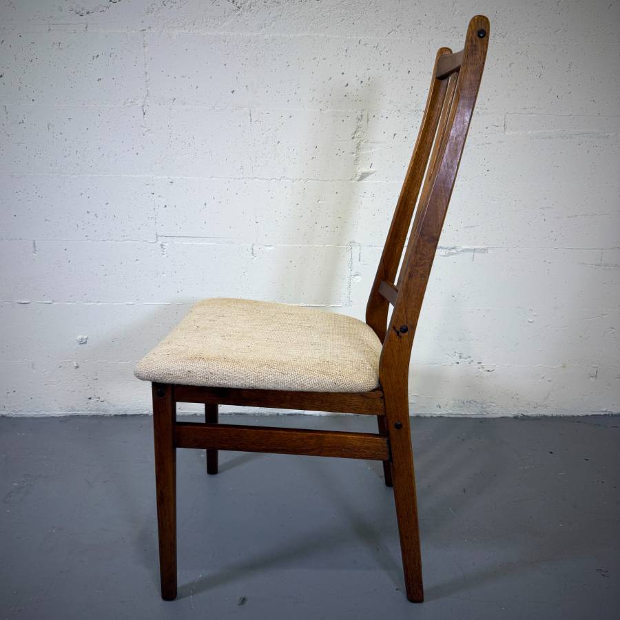 Set of 6 mid century modern rosewood dining chairs — photograph 7 of 8