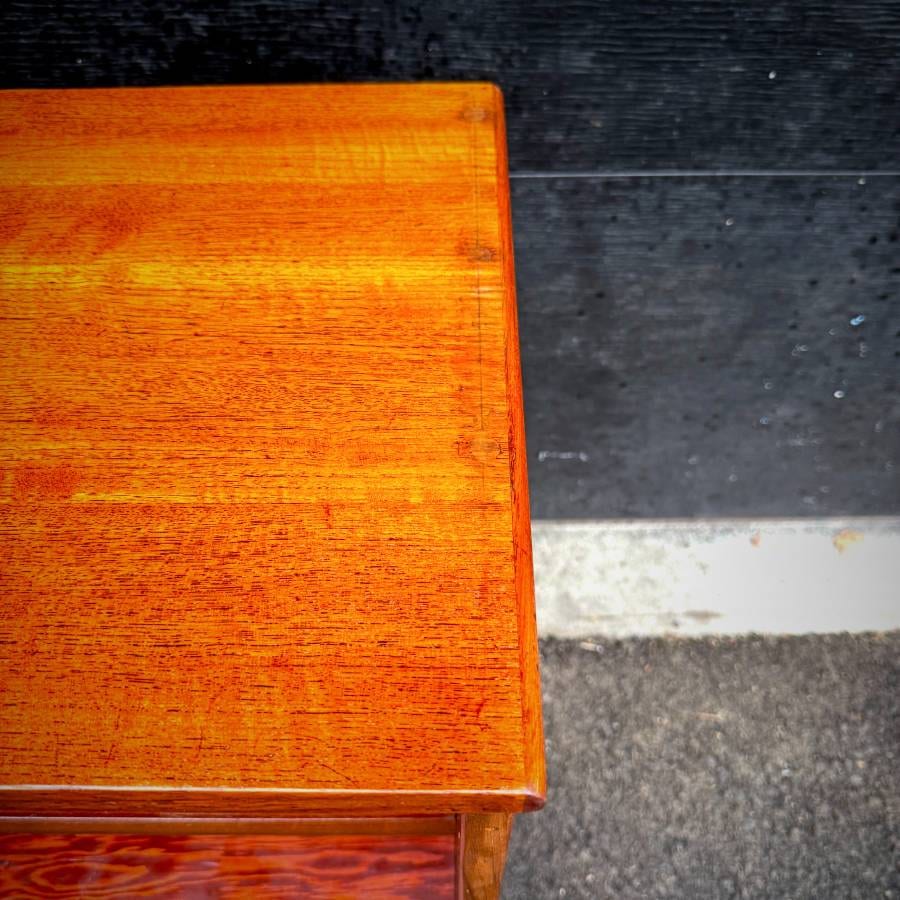 Mid century modern teak mid sized credenza sideboard — photograph 9 of 10