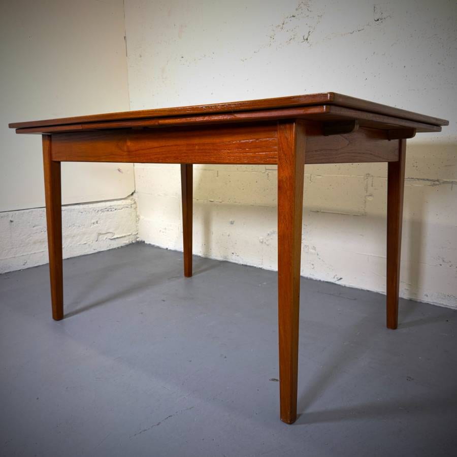 Mid century modern teak surfboard dining table — photograph 8 of 8