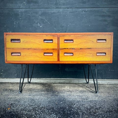 Poul hundevad danish modern rosewood atomic mcm dresser