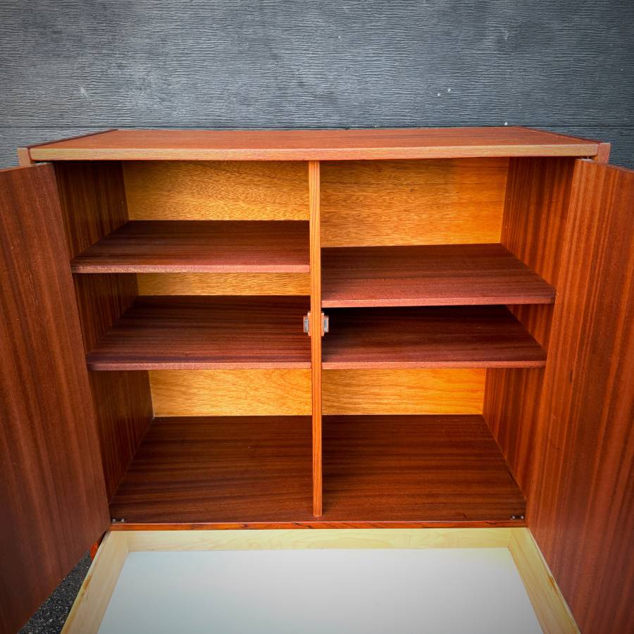 Mid century modern teak wardrobe — photograph 7 of 7