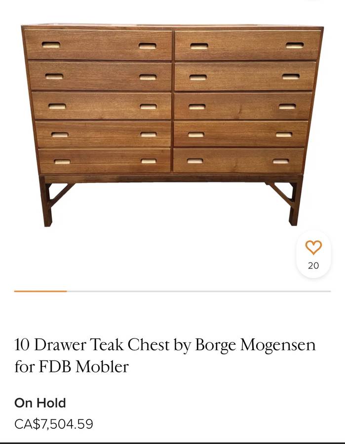 Stunning danish modern rosewood dresser by Borge Mogensen — photograph 8 of 8