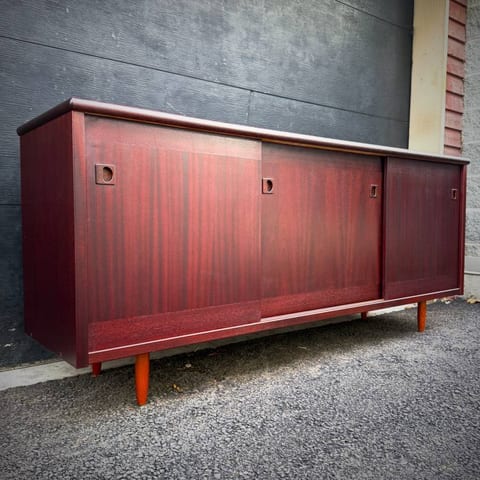 Mid century modern rosewood credenza