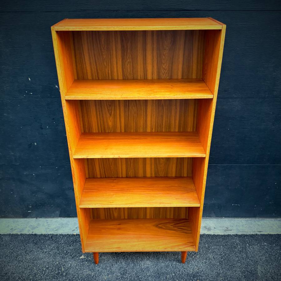 Danish mid century modern teak shelf — photograph 3 of 5