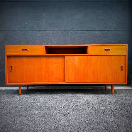 Mid century modern teak credenza