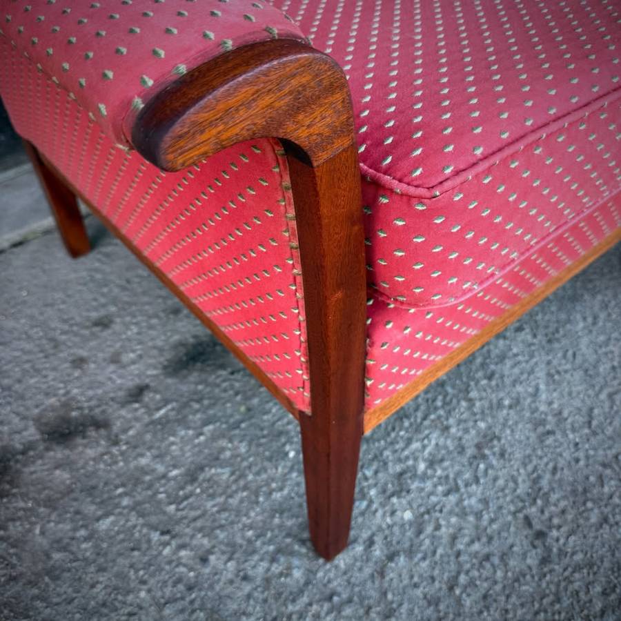 Pair of Scandinavian teak lounge chairs — photograph 6 of 9