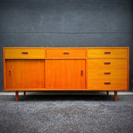 Mid century modern teak credenza