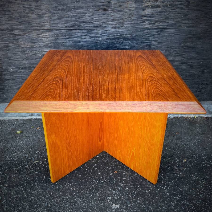 Mid century Scandinavian teak coffee table — photograph 2 of 6
