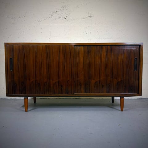 Beautiful poul hundevad danish modern rosewood credenza